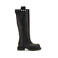 Rick Owens Black Calf Leather Bos Taurus Rain Boots