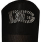 Dolce & Gabbana Black DG Logo Rhinestones Stretch Thigh High Socks