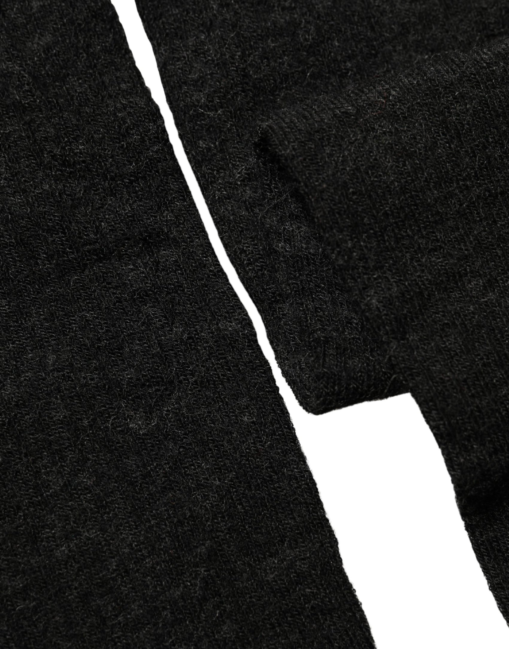 Dolce & Gabbana Black Wool Over Calf Long Women Accessory Socks