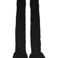 Dolce & Gabbana Black Wool Over Calf Long Women Accessory Socks
