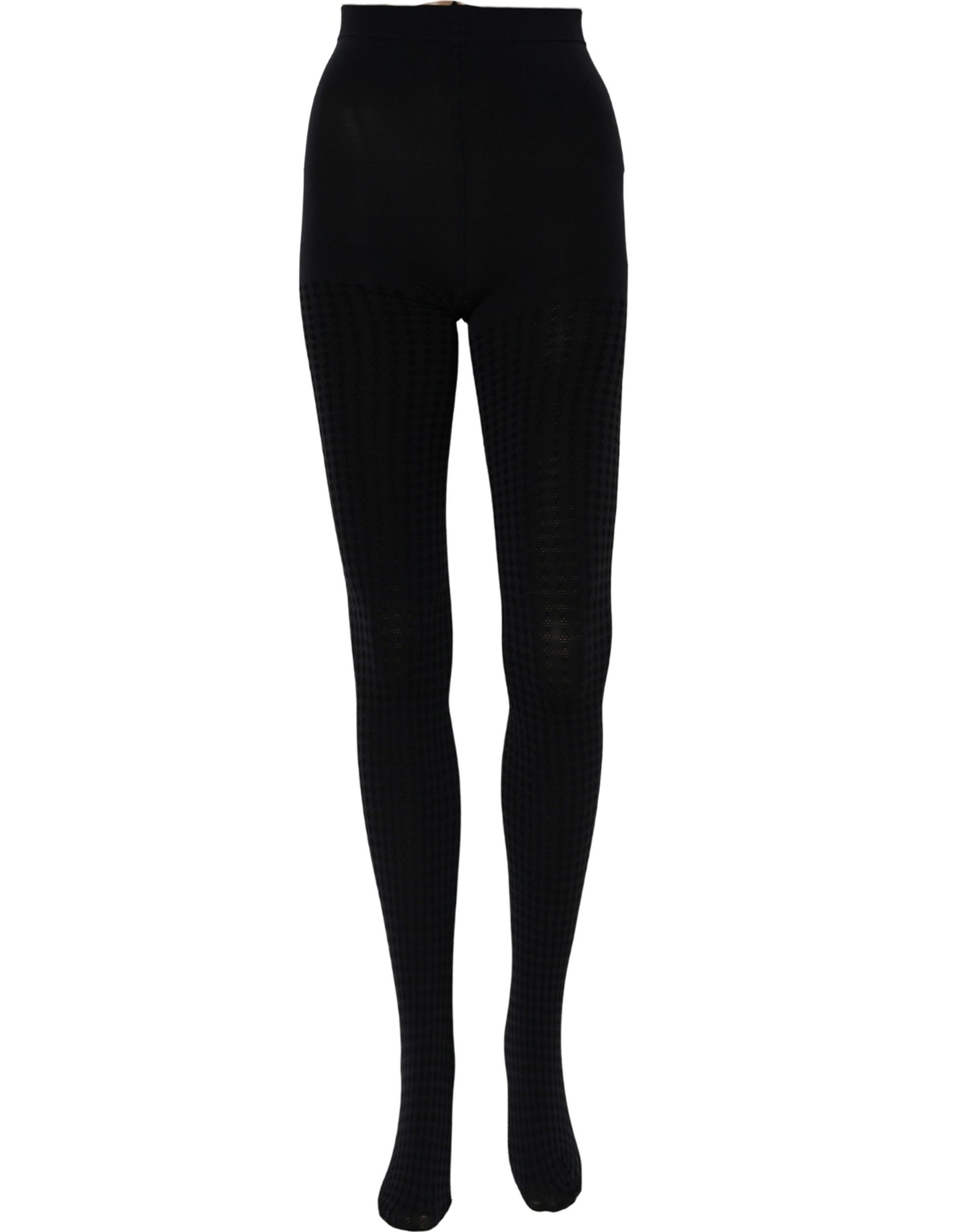 Dolce & Gabbana Black Nylon Tights Stocking Pantyhose Socks