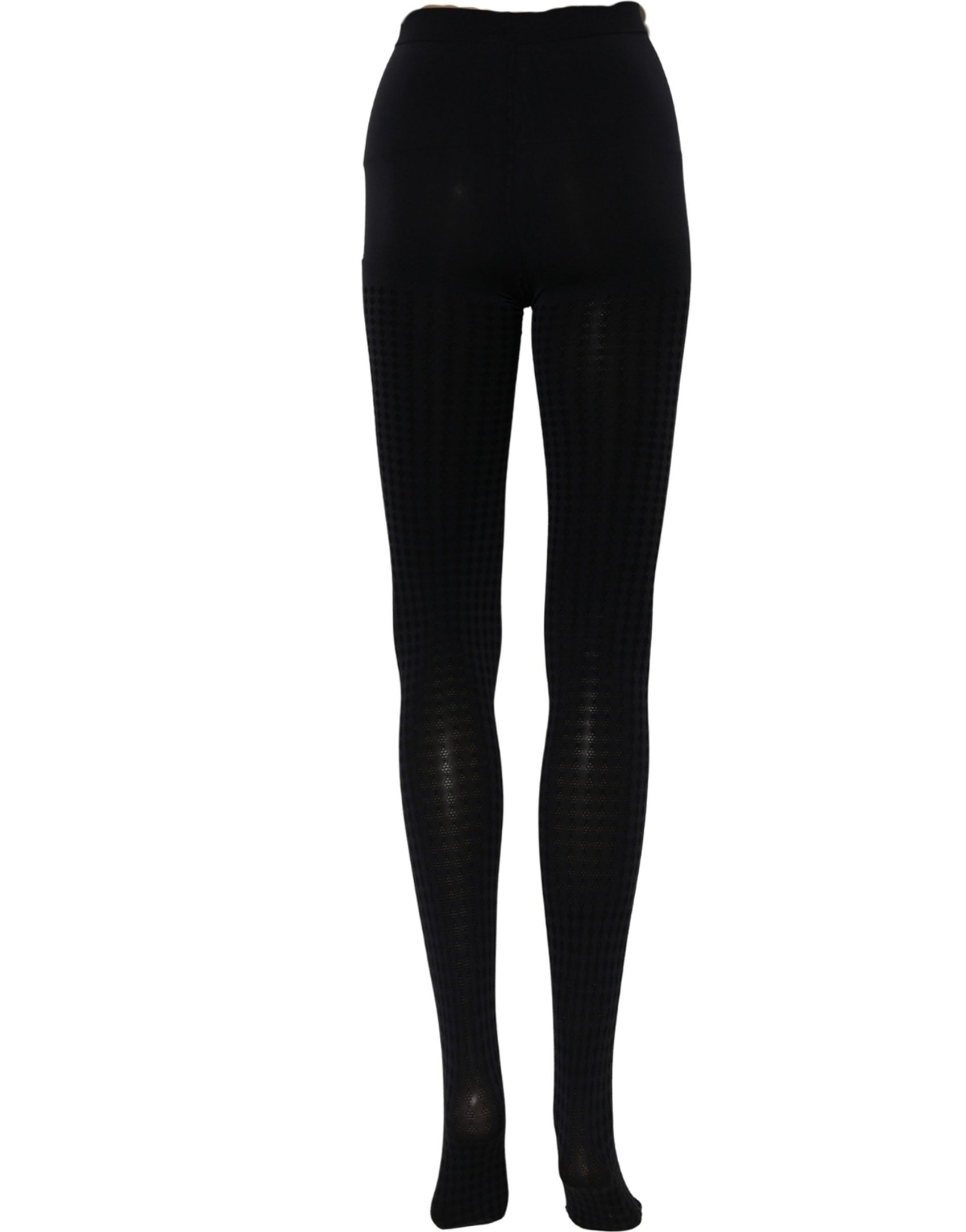 Dolce & Gabbana Black Nylon Tights Stocking Pantyhose Socks