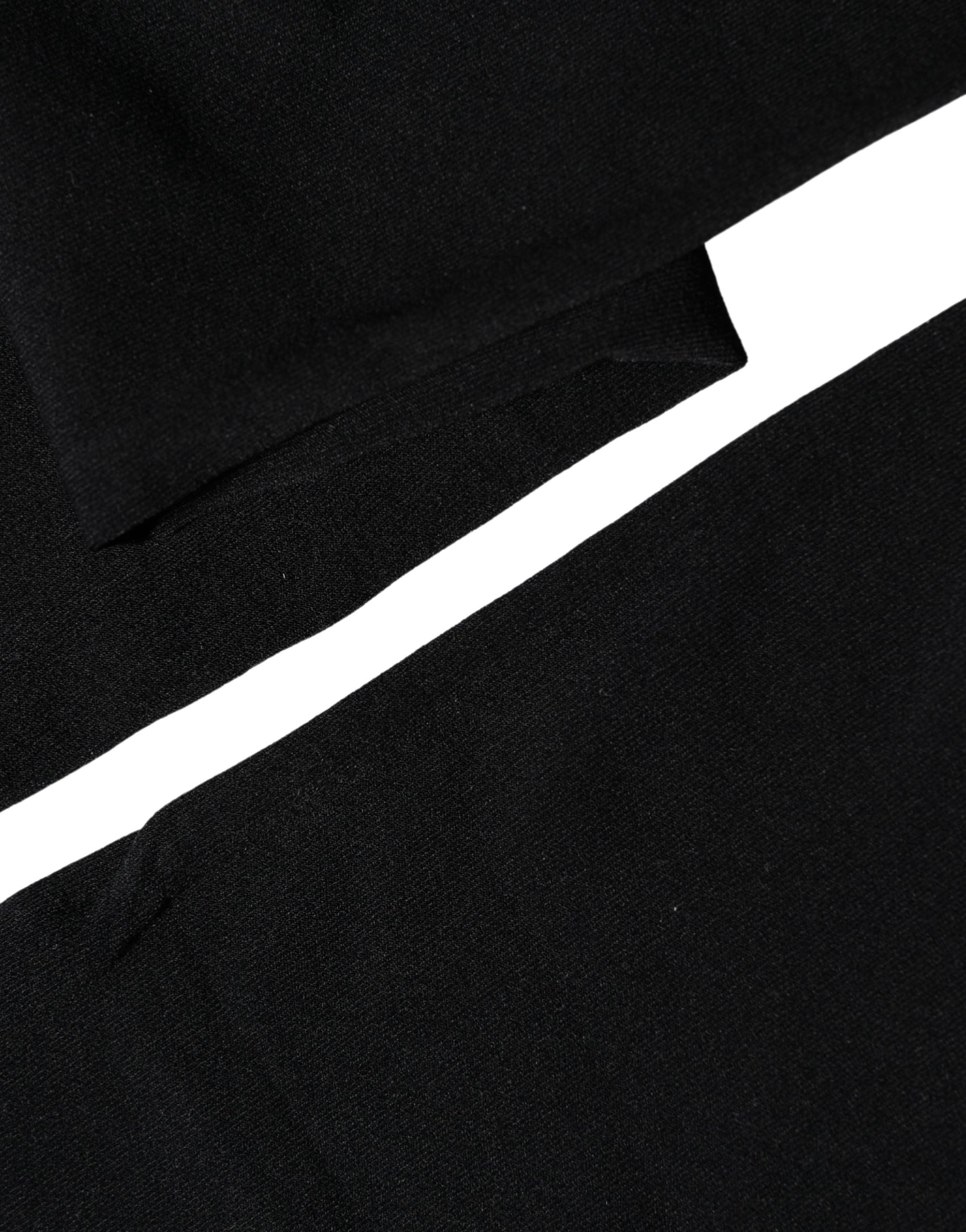 Dolce & Gabbana Black 100% Nylon Thigh High Stockings Socks