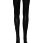 Dolce & Gabbana Black 100% Nylon Thigh High Stockings Socks