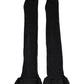 Dolce & Gabbana Black 100% Nylon Thigh High Stockings Socks