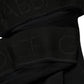 Dolce & Gabbana Black 100% Nylon Thigh High Stockings Socks