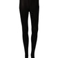 Dolce & Gabbana Black Nylon Sheer Tights Stockings Pantyhose Socks