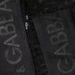 Dolce & Gabbana Black DG Logo Sheer Nylon Thigh High Socks