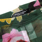 Dolce & Gabbana Red Floral Fishnet Tights Stockings Pantyhose Socks