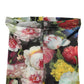 Dolce & Gabbana Black Floral Print Tights Sheer Stockings Socks
