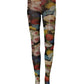 Dolce & Gabbana Black Floral Print Tights Sheer Stockings Socks