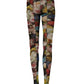 Dolce & Gabbana Black Floral Print Tights Sheer Stockings Socks