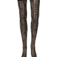 Dolce & Gabbana Black Sheer Logo Monogram High Stockings Socks