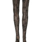 Dolce & Gabbana Black Sheer Logo Monogram High Stockings Socks