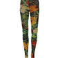 Dolce & Gabbana Black Floral Print Tights Sheer Stockings Socks