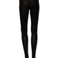 Dolce & Gabbana Black Nylon Tights Stockings Pantyhose Socks