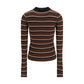 Ganni Brown Wool Oves Aries Polo Shirt