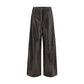P.A.R.O.S.H. Brown Leather Pants