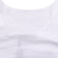 Dolce & Gabbana White Cotton Sleeveless Cropped Tank Top