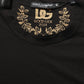 Dolce & Gabbana Black Cotton Crew Neck Short Sleeves T-shirt