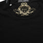 Dolce & Gabbana Black Cotton Crew Neck Short Sleeves T-shirt