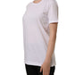 Dolce & Gabbana White Cotton Crew Neck Short Sleeves T-shirt