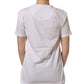Dolce & Gabbana White Cotton Crew Neck Short Sleeves T-shirt