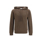 Roberto Collina Brown Wool Oves Aries Hoodie