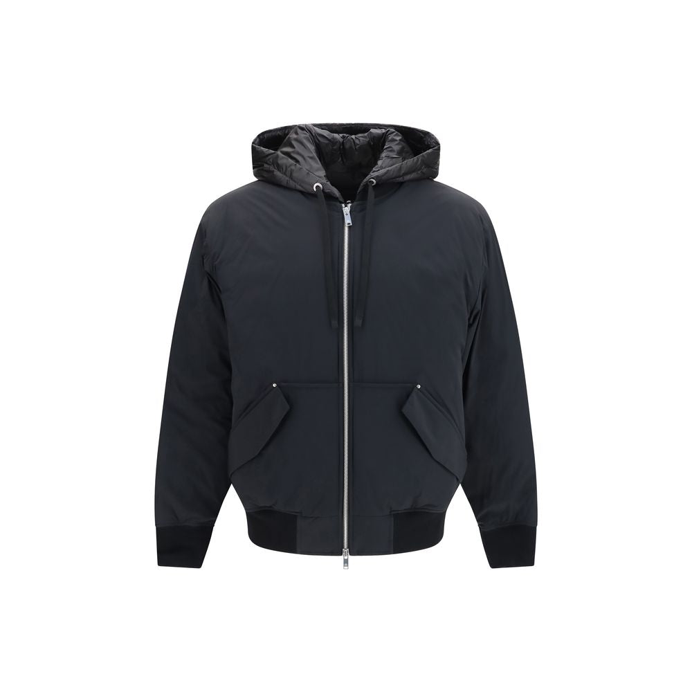 Moose Knuckles Black Nylon Full-Length Jacket
