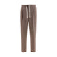 Brunello Cucinelli Brown Linen Casual Pants