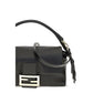 Fendi Black Lamb Ovis Aries Aries Shoulder Bag