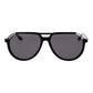 Trussardi Black Acetate & Stainless Steel Sunglasses