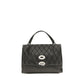 Zanellato Black Calf Leather Bos Taurus Shoulder Bag