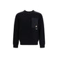 Moose Knuckles Black Nylon Sweatshirt