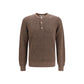 Brunello Cucinelli Brown Linen Sweatshirt