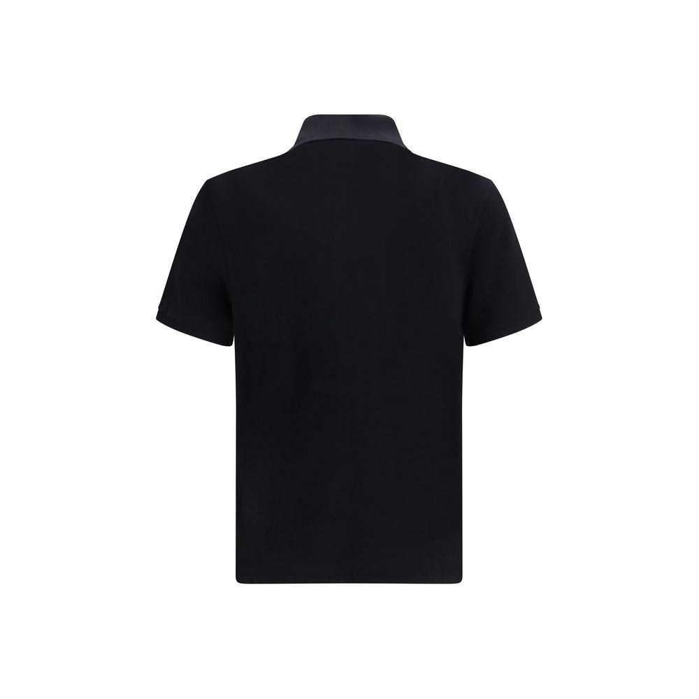Moose Knuckles Black Cotton Polo Shirt