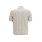 Brunello Cucinelli Beige Cotton Polo Shirt