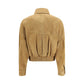 Versace Beige Lamb Leather Bomber