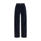 Max Mara Blue Cotton Pants