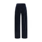 Max Mara Blue Cotton Pants