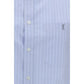 Saint Laurent Blue Cotton Pattern Shirt
