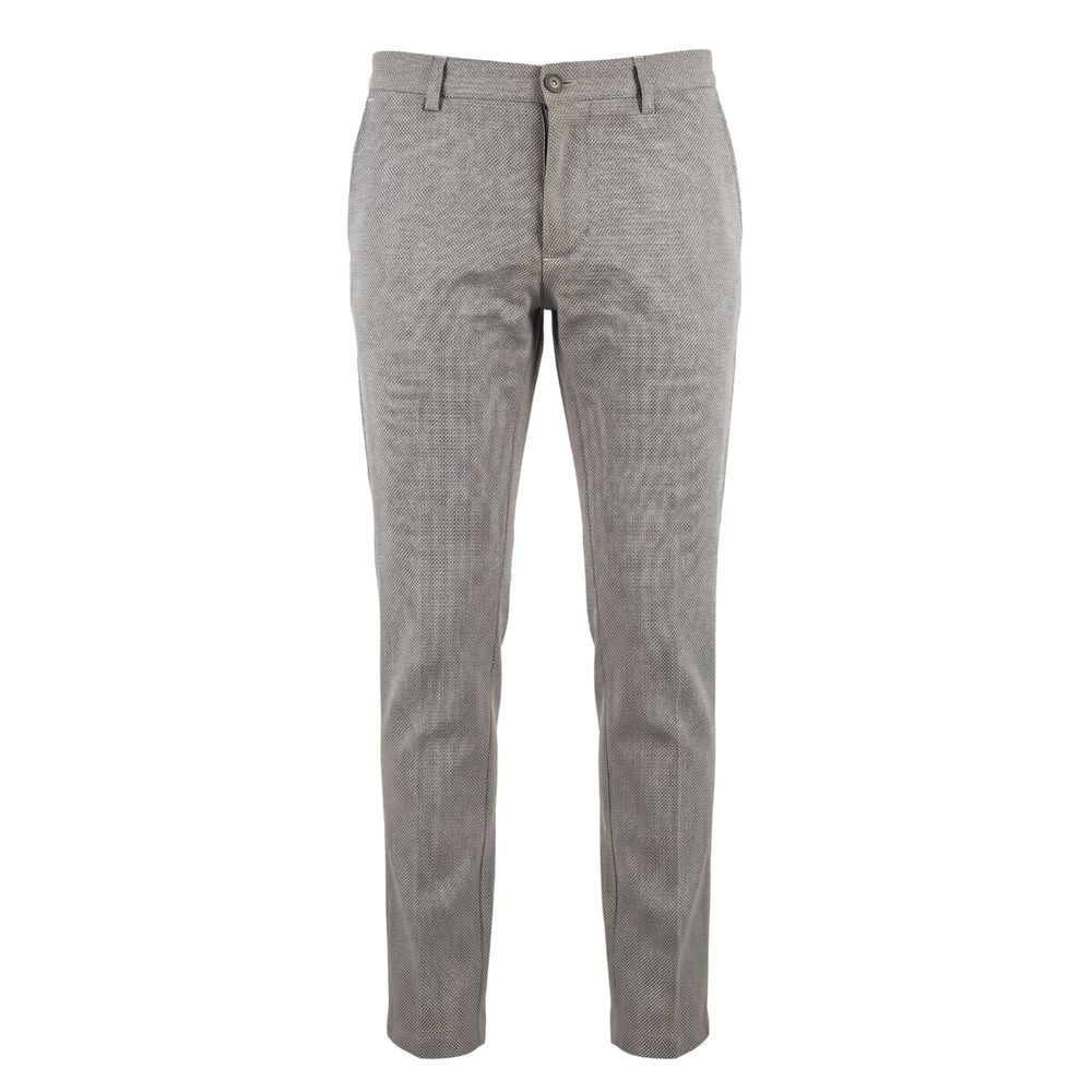 Trussardi Jeans Brown Flax Men Trousers