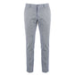 Trussardi Jeans Blue Flax Men Pant