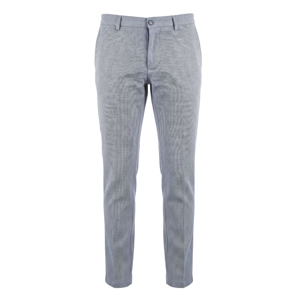 Trussardi Jeans Blue Flax Men Pant