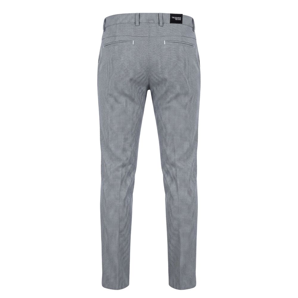 Trussardi Jeans Blue Flax Men Pant