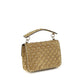 Valentino Garavani Beige Calf Leather Bos Taurus Shoulder Bag