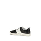 Valentino Garavani Black Calf Leather Bos Taurus Sneakers