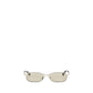 Saint Laurent Silver Acetate Sunglasses