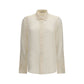 Fendi Beige Silk Pattern Shirt