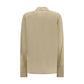 Fendi Beige Silk Dress Shirt